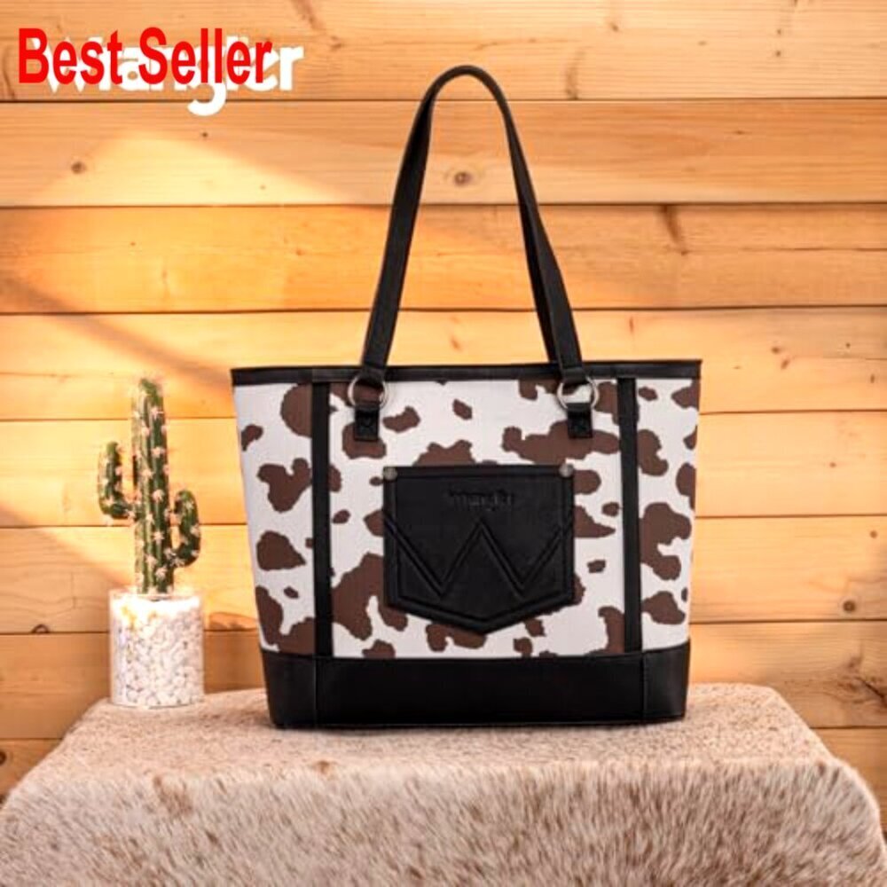 Canvas Tote Bag with Top Handle and Shoulder Strap - Picture 3 of 6